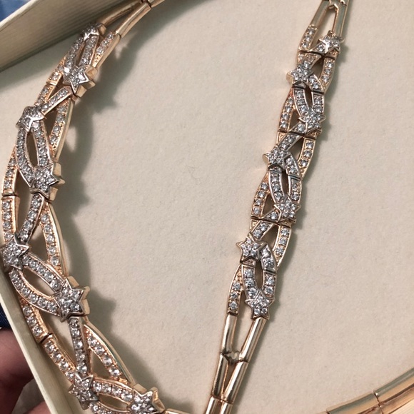 14k Italian gold necklace and bracelet set - Picture 6 of 8